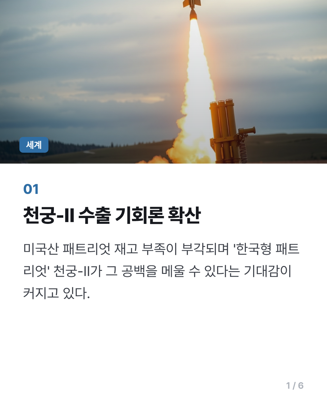 [美 미사일 공백] 천궁 기회론 쏟아지지만…패트리엇 빈자리 대체는 아직
