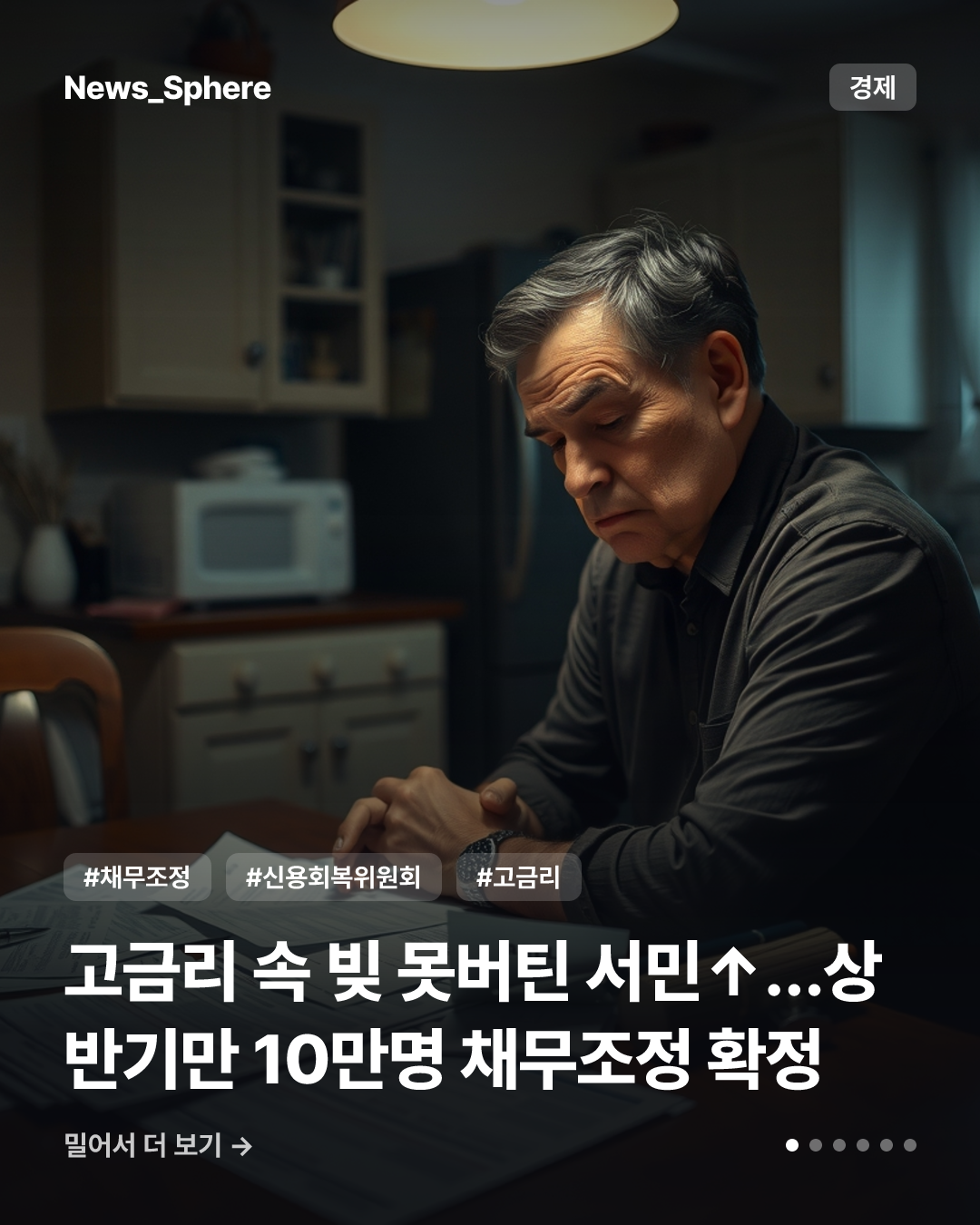 고금리 속 빚 못버틴 서민↑…상반기만 10만명 채무조정 확정