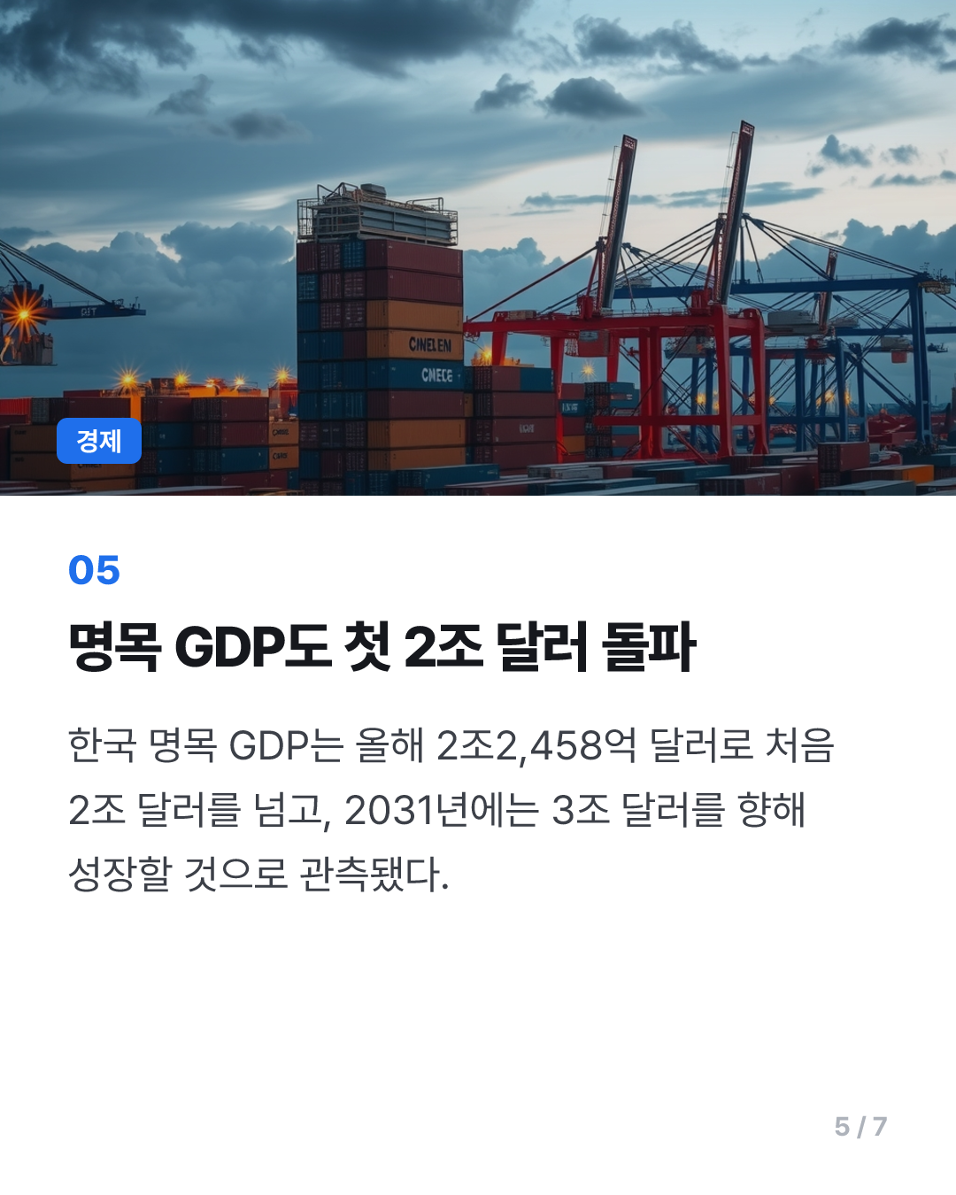 IMF 올해 韓 1인GDP 4만불 돌파 관측…"성장률은 3.3%·0.7%p↑"(종합2보)