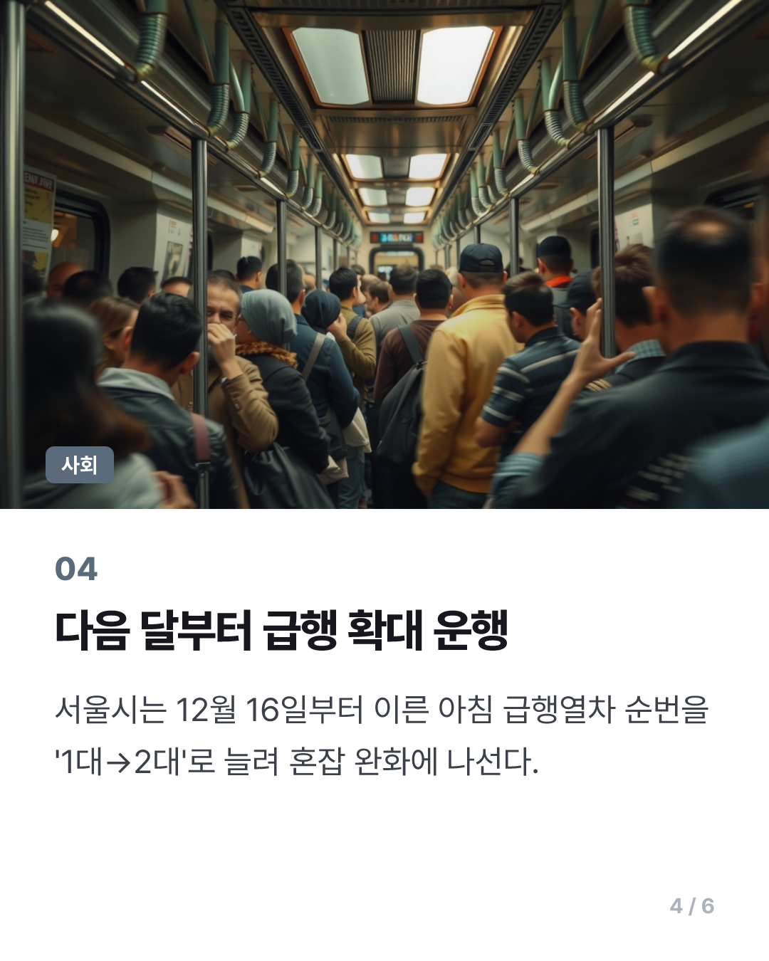'지옥철' 9호선 혼잡구간 1위는 급행 동작역…정원 1.9배 탑승